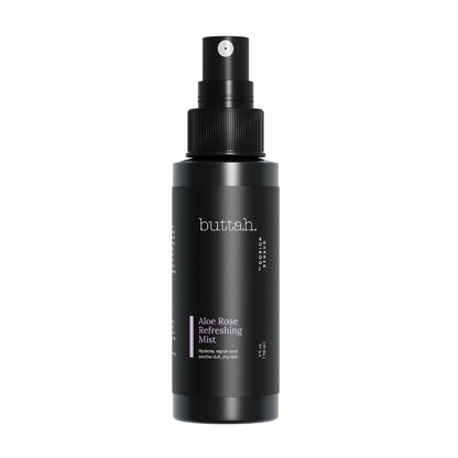 Buttah Skin Aloe Rose Refreshing Mist 4oz - Hydrating Rose Water Face Spray for Men & Women Avelisse