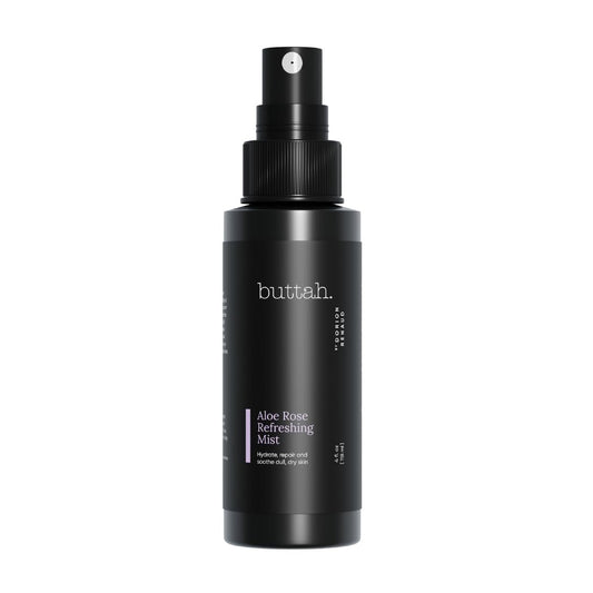 Buttah Skin Aloe Rose Refreshing Mist 4oz - Hydrating Rose Water Face Spray for Men & Women Avelisse