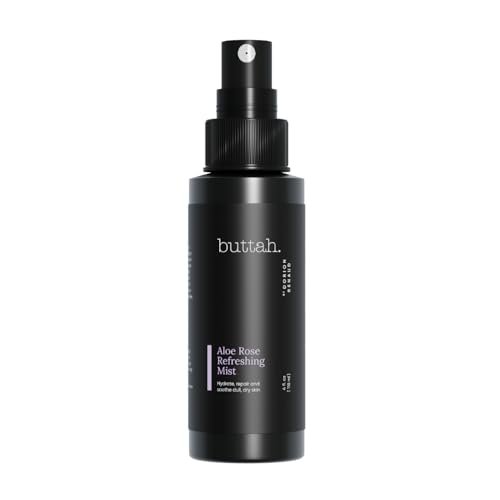 Buttah Skin Aloe Rose Refreshing Mist 4oz - Hydrating Rose Water Face Spray for Men & Women Avelisse