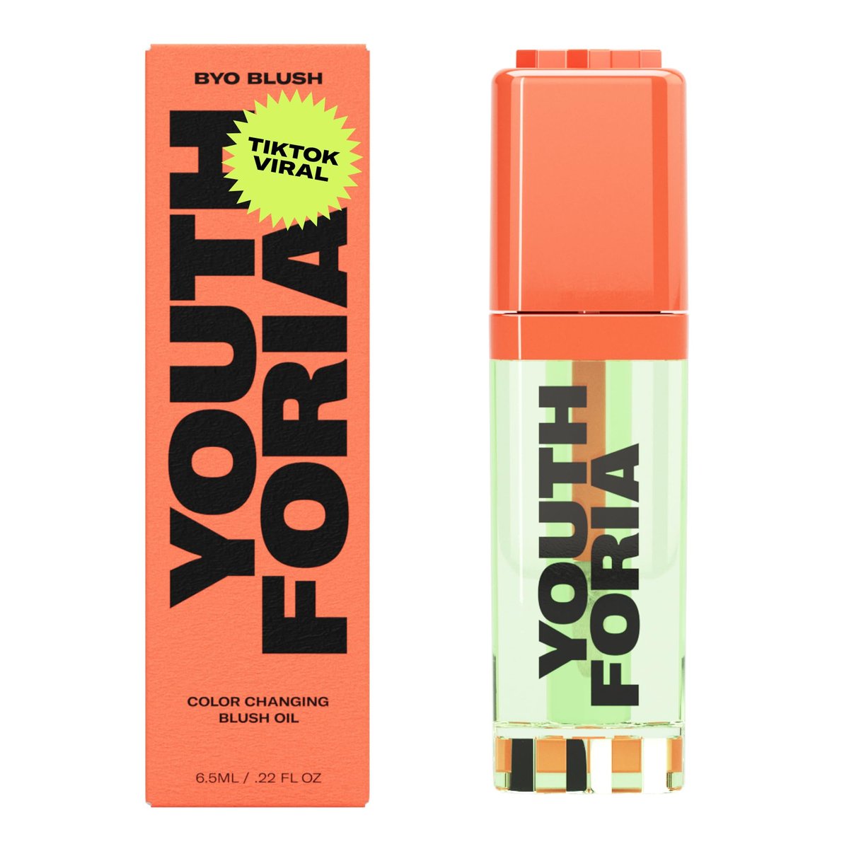 Youthforia BYO Blush - pH Color Changing Blush Oil, Vegan & Cruelty-Free, 0.21 Fl Oz Avelisse