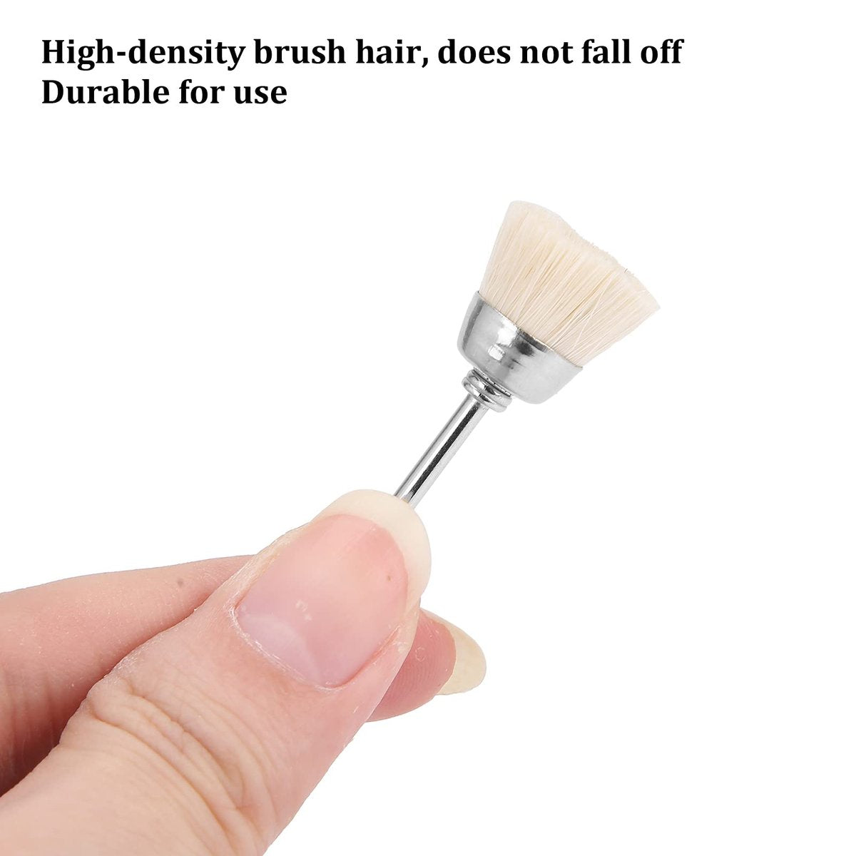 Professional Nail Drill Bit Set Cleaning Brushes – White, for Manicure & Pedicure Nail Art Tools - görsel 3