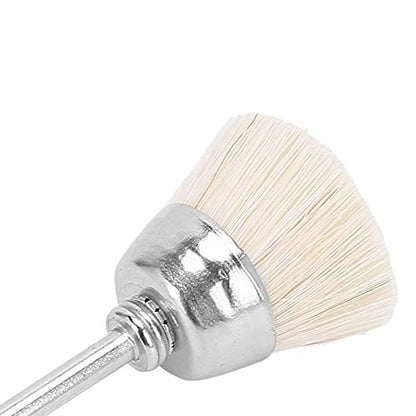 Professional Nail Drill Bit Set Cleaning Brushes – White, for Manicure & Pedicure Nail Art Tools