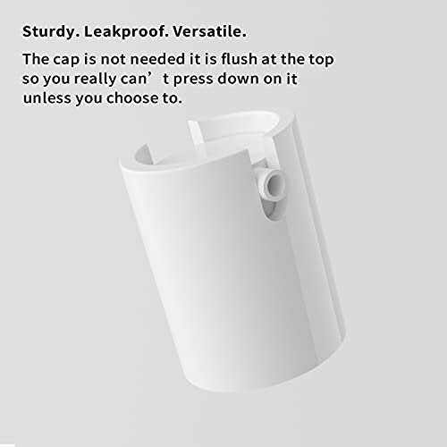 LONGWAY 3-Pack Empty Refillable Airless Pump Bottles – 1 oz / 30 ml Frosted Travel Foundation Containers for Lotion, Cream, Gel, Hair Oil & Hand Sanitizer - görsel 8