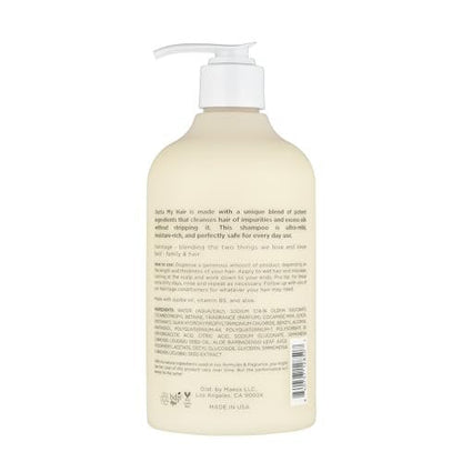 Hairitage Gentle Daily Hydrating and Moisturizing Shampoo for Dry Hair with Jojoba Oil + Aloe Vera - Ultra-Mild & Moisture-Rich - Improves Dry, Brittle Strands, 13 fl. oz. Avelisse