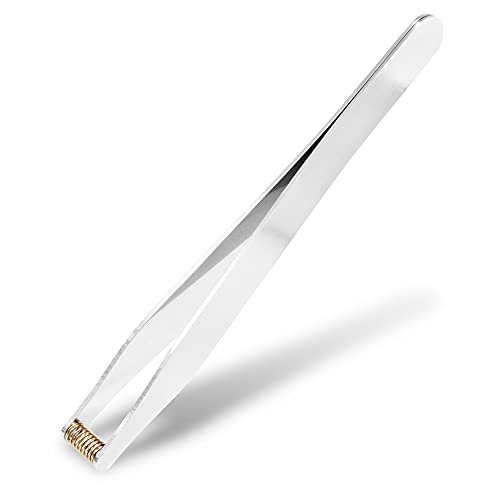 Seki Japan Ear Hair Trimmer Clipper Cutter Tweezers Shape with Spring Safe Design for Hair Removal, Japanese Stainless Steel Avelisse