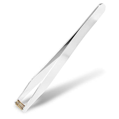 Seki Japan Ear Hair Trimmer Clipper Cutter Tweezers Shape with Spring Safe Design for Hair Removal, Japanese Stainless Steel Avelisse