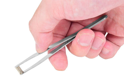 Seki Japan Ear Hair Trimmer Clipper Cutter Tweezers Shape with Spring Safe Design for Hair Removal, Japanese Stainless Steel Avelisse