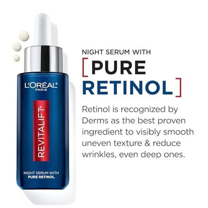L'Oreal Paris Revitalift 1.5% Pure Hyaluronic Acid Face Serum + 0.3% Pure Retinol Night Serum, 1 kit Avelisse