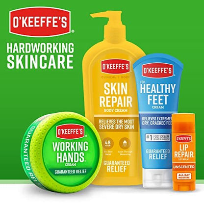 O'Keeffe's Working Hands Night Treatment Hand Cream & Healthy Feet Night Treatment Foot Cream, 7 oz Tubes (Pack of 2) Avelisse