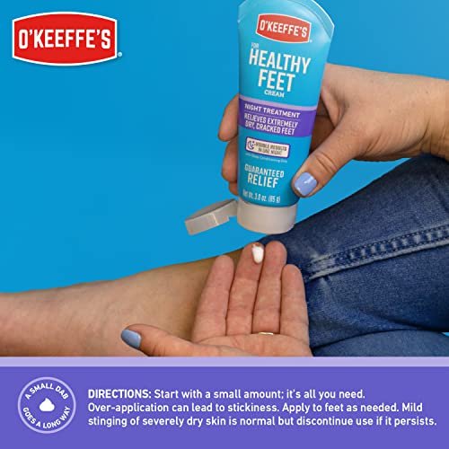 O'Keeffe's Working Hands Night Treatment Hand Cream & Healthy Feet Night Treatment Foot Cream, 7 oz Tubes (Pack of 2) Avelisse