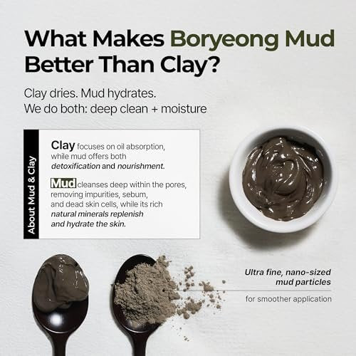 BRMUD Relief Mud Pack to Foam Cleanser - 2-in-1 Purifying & Hydrating Korean Foaming Clay Mask Facial Cleanser for Pore & Sebum Control - Makeup Cleansing Face Wash (3.71 fl oz) - görsel 8