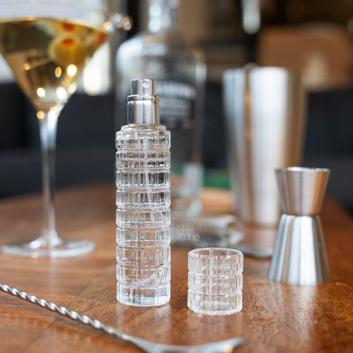 Viski Martini Atomizer - Refillable Bar Sprayer for Vermouth & Bitters, 30ml Stainless Steel Travel Bottle - görsel 7