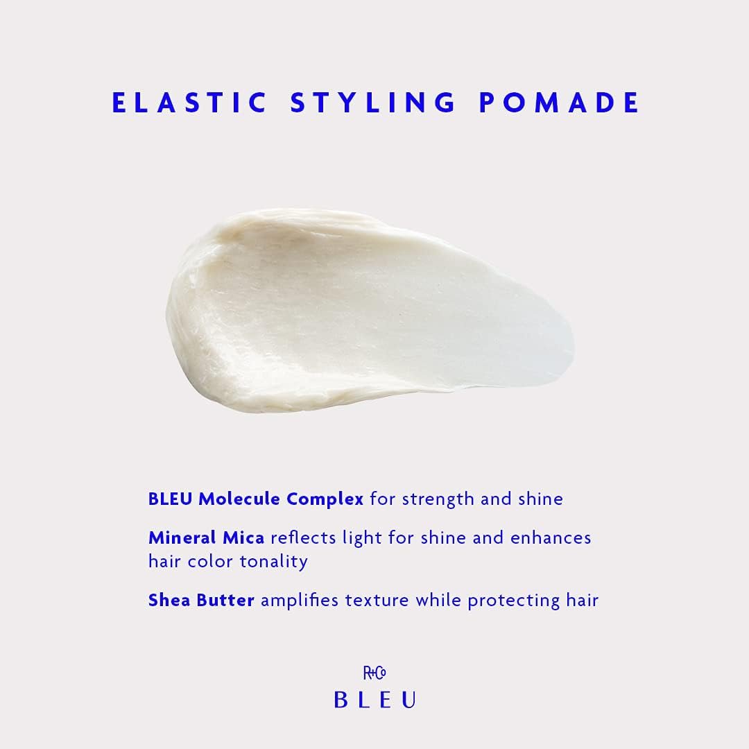 R+Co BLEU Elastic Styling Pomade – Light Hold, Piecey Texture & Structure for Short and Long Hair, 1.7 oz Avelisse