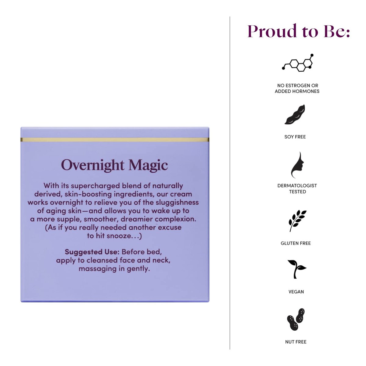 Womaness Overnight Magic Night & Day Face Cream for Women - Anti-Aging Cream with Hyaluronic Acid & Bakuchiol - Hydrating Facial Creams for Day or Night Use – Products for Radiant Aging Skin – 1.7oz Avelisse