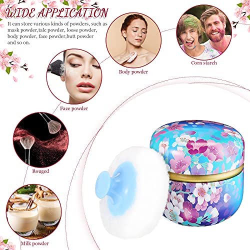 Chengu 2 Sets Body Powder Puff and Container – Item Weight: 0.51 pounds – Image 8