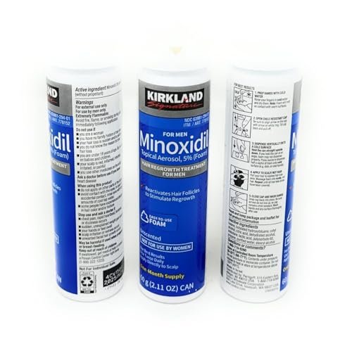 Kirkland Signature Minoxidil Foam for Men, Hair Regrowth Treatment, 5% Extra Strength, 3 Months Supply Avelisse