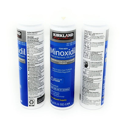 Kirkland Signature Minoxidil Foam for Men, Hair Regrowth Treatment, 5% Extra Strength, 3 Months Supply Avelisse