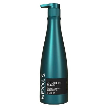 Nexxus Ultralight Smooth Smoothing Conditioner for Frizzy Hair, 13.5 oz – Dry Hair Repair with Frizz Deflector Technology & Biomimetic 18-MEA Avelisse