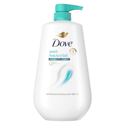Dove Antibacterial Body Wash with Pump – 30.6 oz, Moisturizing & Gentle for All Skin Types Avelisse