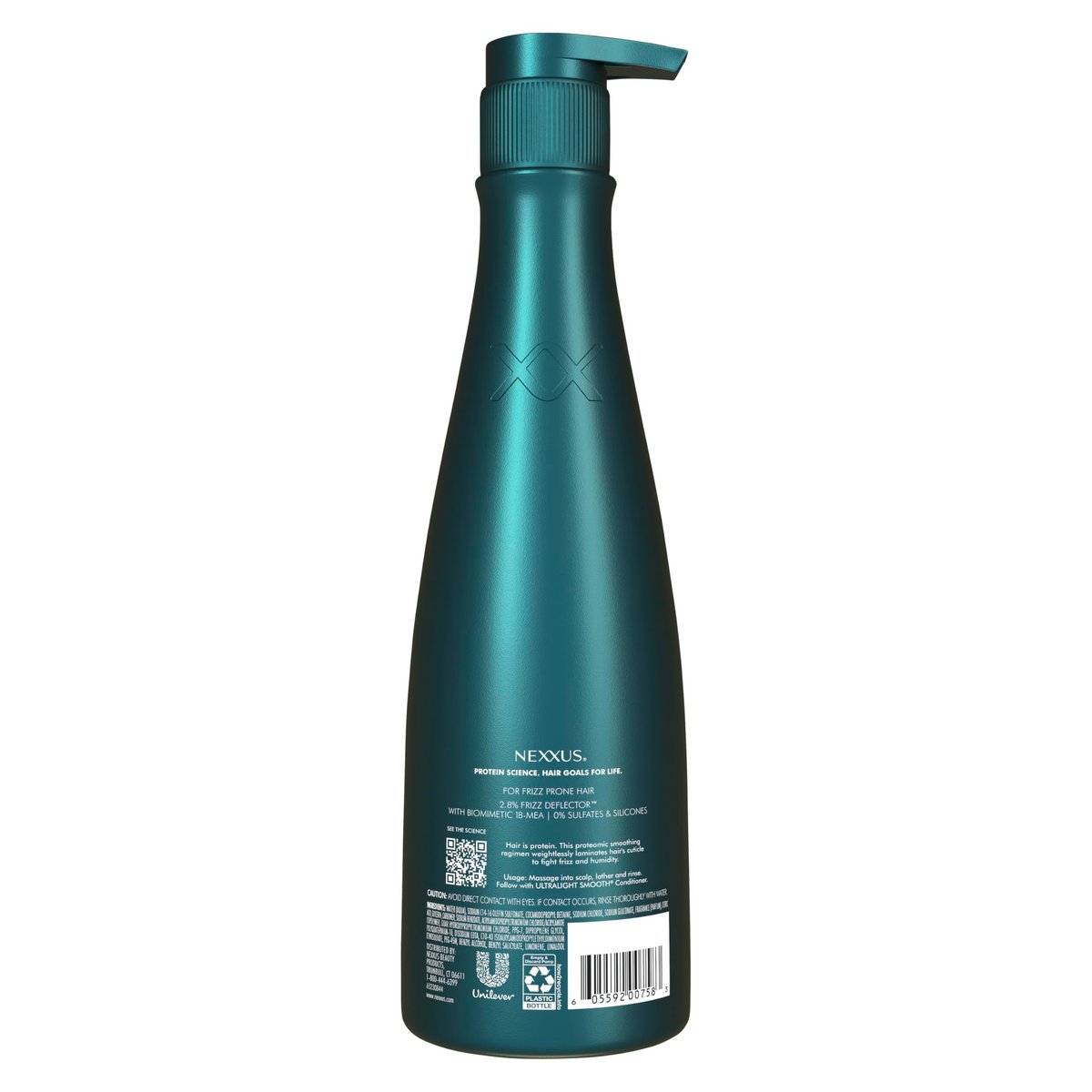 Nexxus Ultralight Smooth Smoothing Shampoo for Frizzy Hair, Frizz Deflector Technology, Biomimetic 18-MEA, 13.5 oz Avelisse