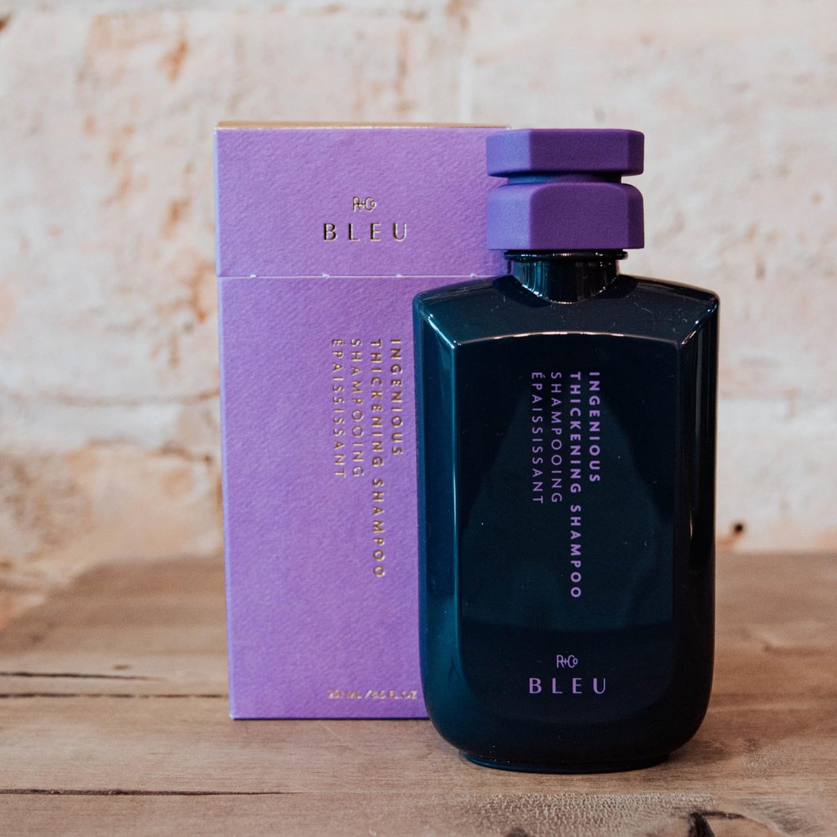 R+Co BLEU Ingenious Thickening Shampoo – Boosts Body, Bounce, and Shine for Fine Hair, Clarifies and Removes Buildup, 8.5 oz Avelisse