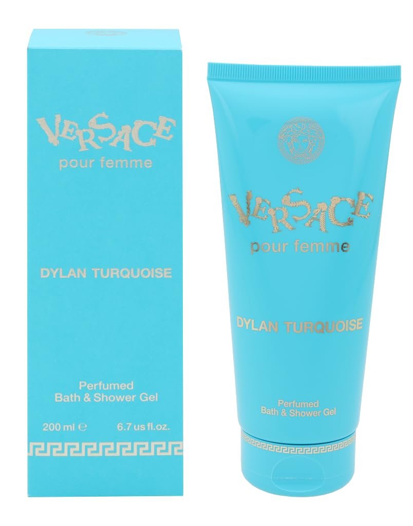 Versace Pour Femme Dylan Turquoise Body Gel - 6.7 oz | Luxury Shower Gel for Women - görsel 2