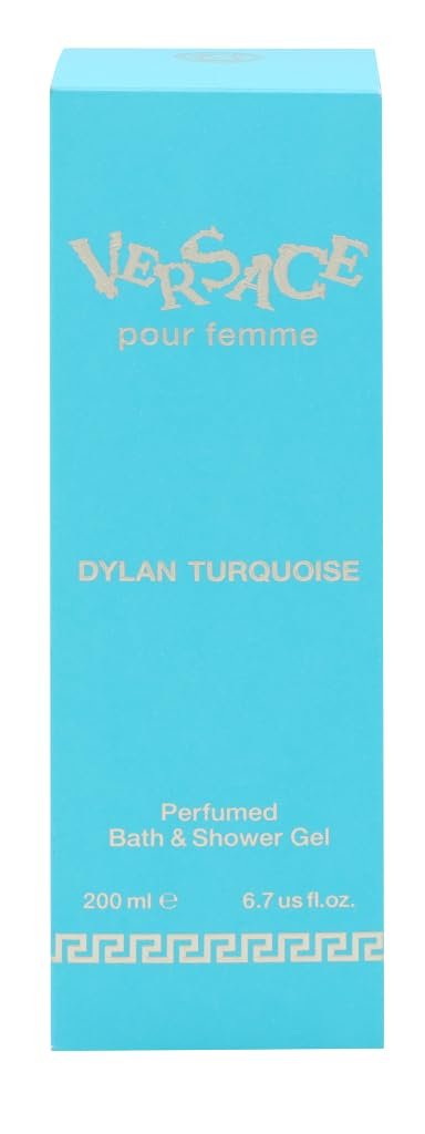 Versace Pour Femme Dylan Turquoise Body Gel - 6.7 oz | Luxury Shower Gel for Women - görsel 6