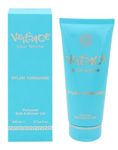 Versace Pour Femme Dylan Turquoise Body Gel - 6.7 oz | Luxury Shower Gel for Women - görsel 1