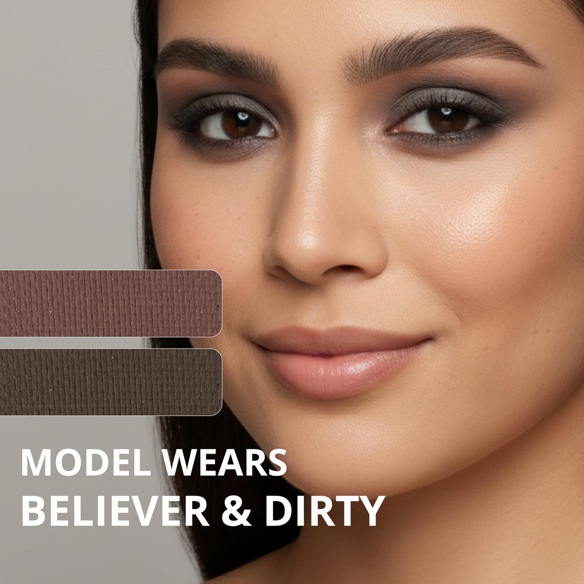 Lamora Attraction Eyeshadow Palette - 12 Soft Brown Neutral Shadows, Matte & Shimmer, Long-Lasting Travel Makeup with Mirror Avelisse