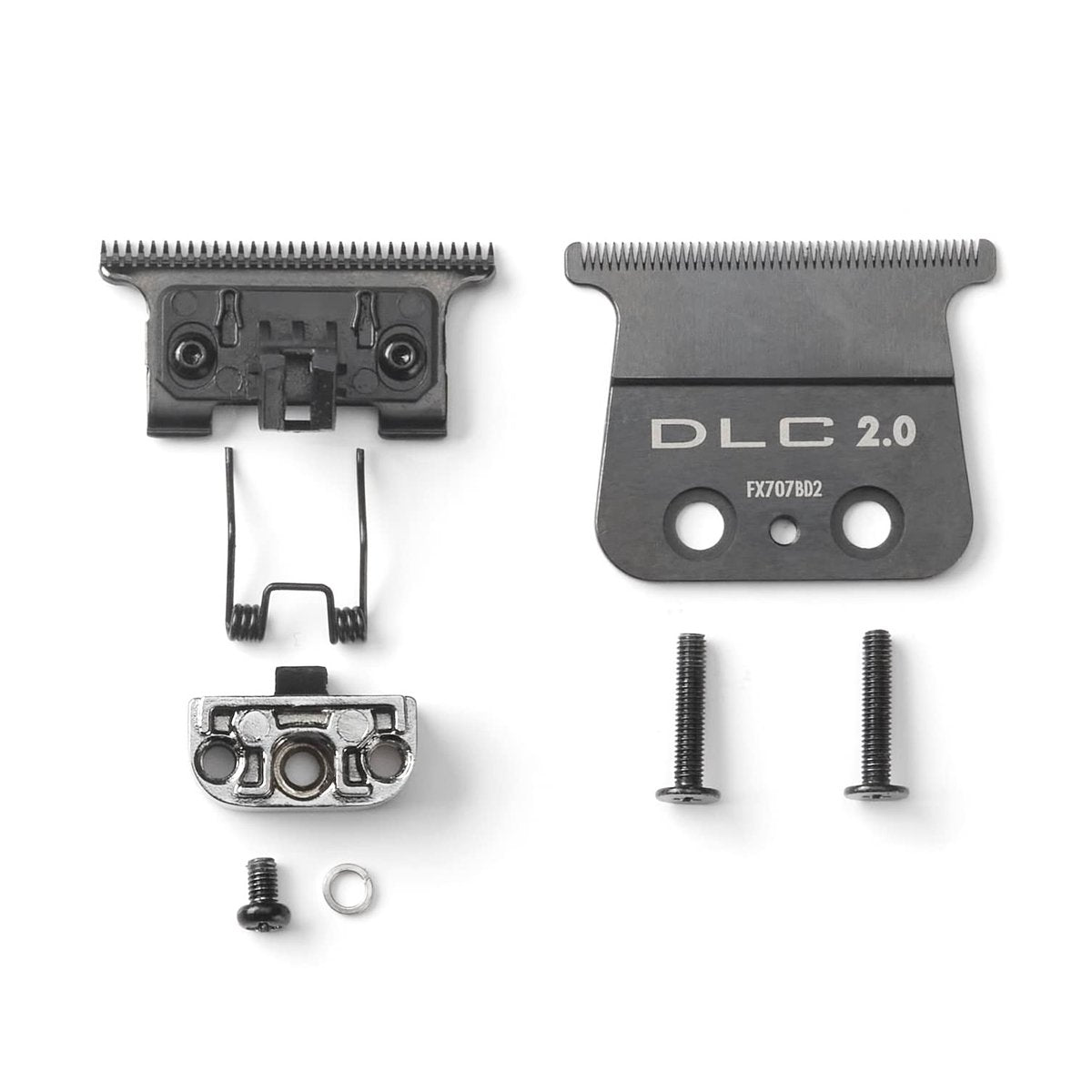 BaBylissPRO Barberology Deep Tooth DLC 2 Replacement Blade for Outlining Hair Trimmers (FX707BD2), Black Avelisse