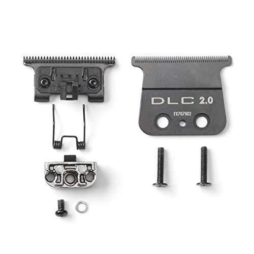 BaBylissPRO Barberology Deep Tooth DLC 2 Replacement Blade for Outlining Hair Trimmers (FX707BD2), Black Avelisse