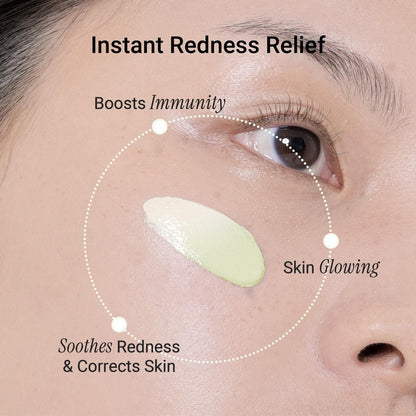 Meebak Cica Redness Solution Cream - Green Color Corrector BB Cream for Sensitive Skin, Fair to Medium Avelisse