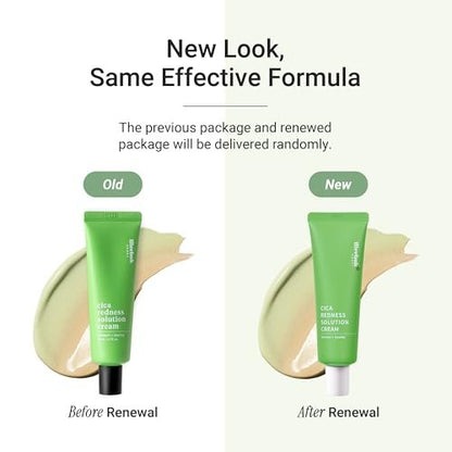 Meebak Cica Redness Solution Cream - Green Color Corrector BB Cream for Sensitive Skin, Fair to Medium Avelisse