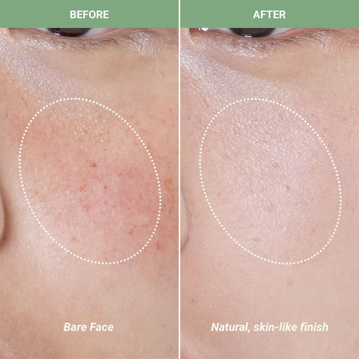 Meebak Cica Redness Solution Cream - Green Color Corrector BB Cream for Sensitive Skin, Fair to Medium Avelisse