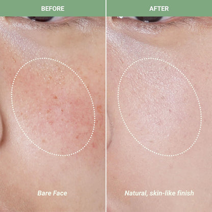 Meebak Cica Redness Solution Cream - Green Color Corrector BB Cream for Sensitive Skin, Fair to Medium Avelisse