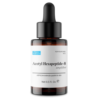 Acetyl Hexapeptide Amplifier - Peptide Facial Serum for Wrinkles, Argireline Serum Alternative to Botox for All Skin Types (0.5 fl. oz.) Avelisse