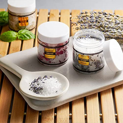 LOVERY Mother's Day Bath Salts Gift Basket Set - Self Care Epsom Salt with Essential Oils (Lavender, Eucalyptus, Lemon, Coconut, Tea Tree, Honey Almond) for Women, Mom, Her Avelisse