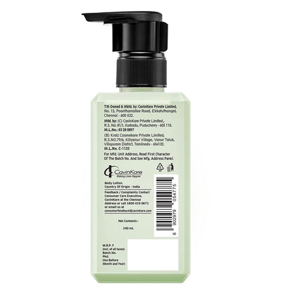 Buds & Berries Fruit Nourish Kiwi Body Gel Lotion for Normal Skin, No Paraben, 240 ml | Hydrating & Lightweight