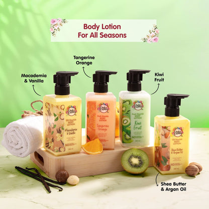 Buds & Berries Fruit Nourish Kiwi Body Gel Lotion for Normal Skin, No Paraben, 240 ml | Hydrating & Lightweight