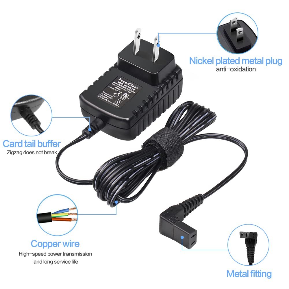 FouceClaus Power Adapter Charger for Wahl Trimmer Models 9864SS, SS2L, WSS3L, 9818A, 5616L, 5701, 9818-5001, 9864, 9870, 9884L2, 9896, 9899 - Compatible Replacement - görsel 16