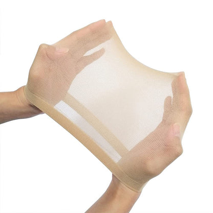 Ykimok 4 Pcs Stretchy Nylon Wig Caps - Brown Skin Tone Wig Cap for Women Avelisse