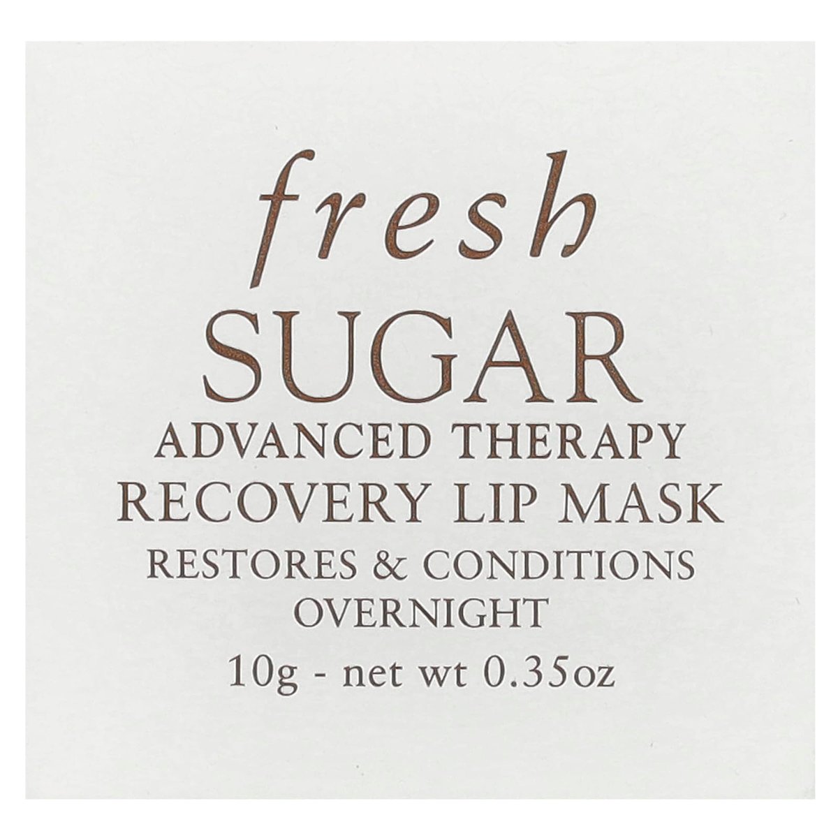 Fresh Sugar Advanced Therapy Recovery Lip Mask – Intensive Hydrating Cranberry Lip Treatment (0.35 oz) Avelisse