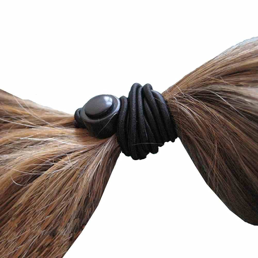 Active Hands 1-Up One-Handed Hair Tie – White/Clear (3-Pack) for Easy Hair Styling - görsel 3