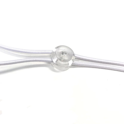 Active Hands 1-Up One-Handed Hair Tie – White/Clear (3-Pack) for Easy Hair Styling