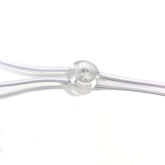 Active Hands 1-Up One-Handed Hair Tie – White/Clear (3-Pack) for Easy Hair Styling