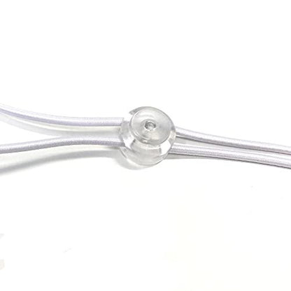Active Hands 1-Up One-Handed Hair Tie – White/Clear (3-Pack) for Easy Hair Styling