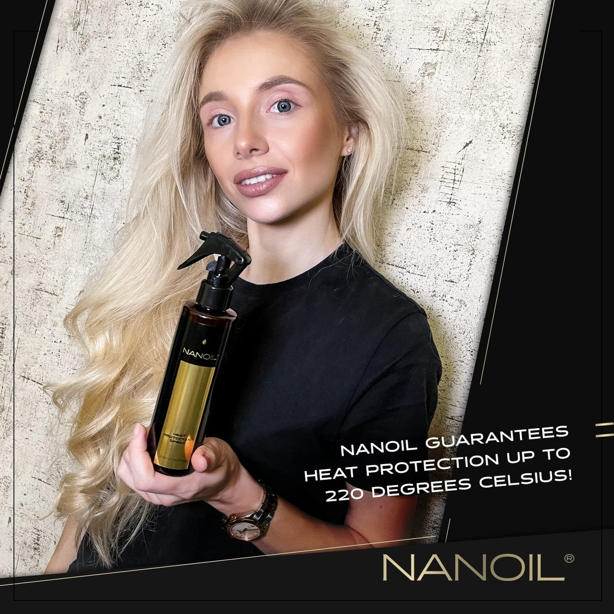 Nanoil Hair Styling Spray - Flexible Hold, Conditioning & Shine for Manageable Hair (200 ml) - görsel 3