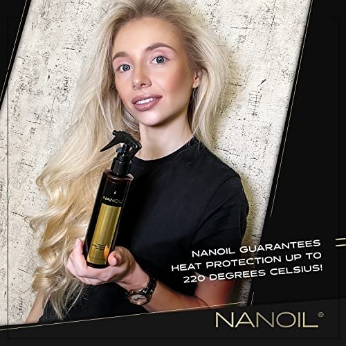 Nanoil Hair Styling Spray - Flexible Hold, Conditioning & Shine for Manageable Hair (200 ml) - görsel 4