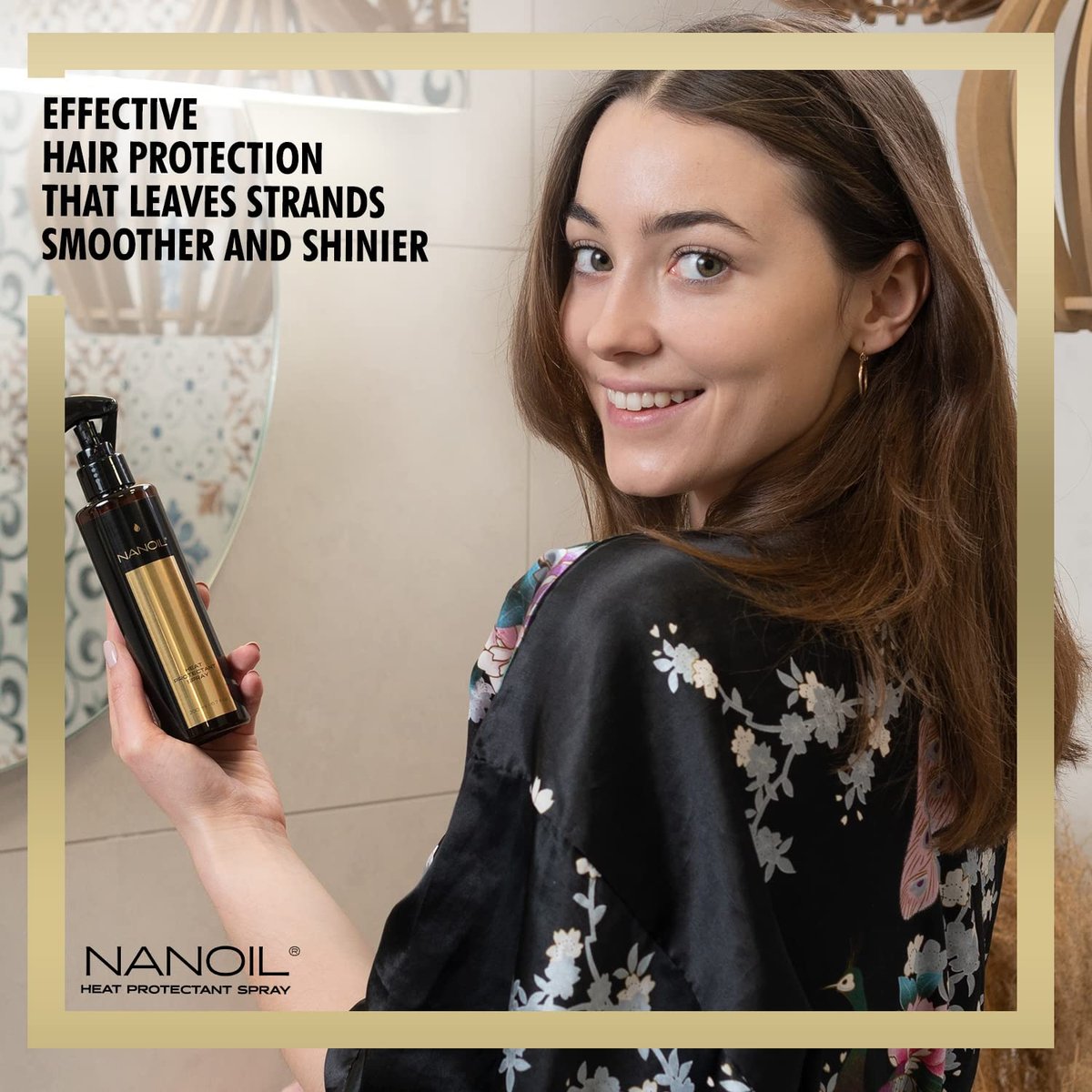 Nanoil Hair Styling Spray - Flexible Hold, Conditioning & Shine for Manageable Hair (200 ml) - görsel 15