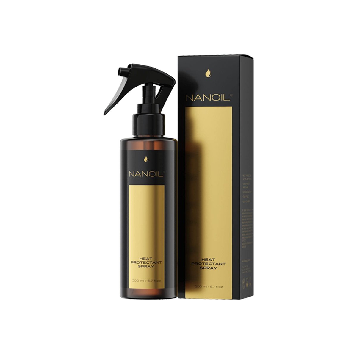 Nanoil Hair Styling Spray - Flexible Hold, Conditioning & Shine for Manageable Hair (200 ml) - görsel 1